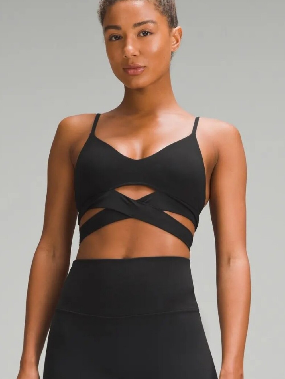 Lululemon Black Still Now Bra